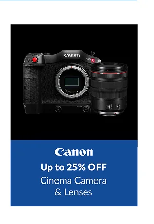 CANON | Up to 25% OFF Cinema Camera & Lenses