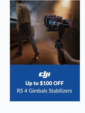 DJI  | Up to $100 Off  RS 4 Gimbals Stabilizers