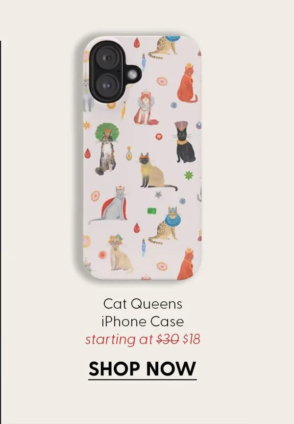 Cat Queens iPhone Case