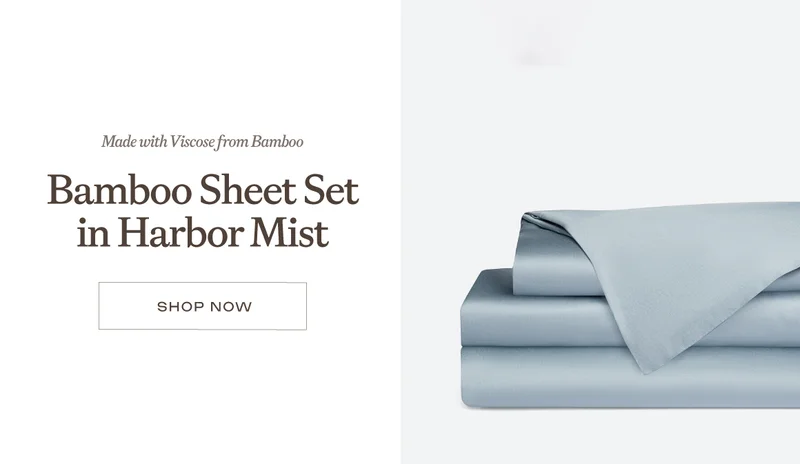 Shop The Bamboo Sheet Set In Harbor Mist