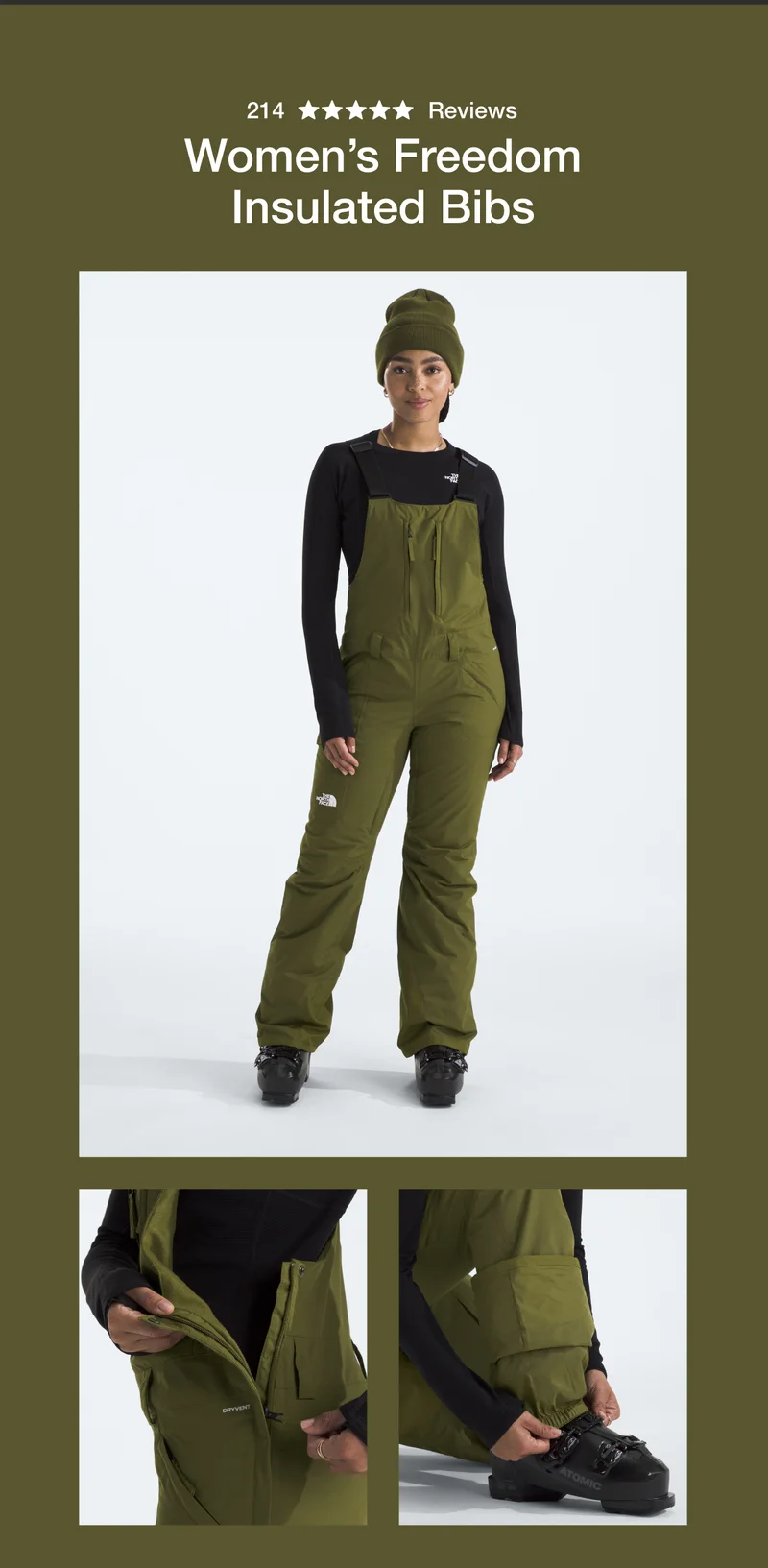 Women’s Freedom Insulated Bibs