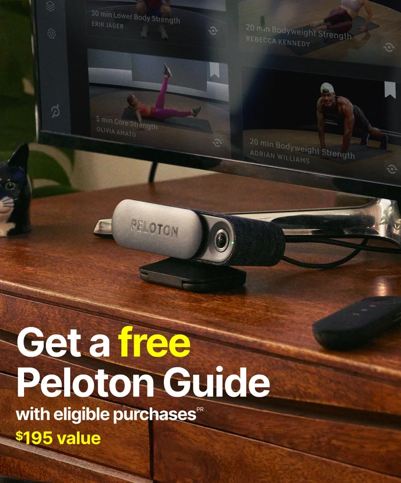 Get a free Peloton Guide with eligible purchases, $195 value