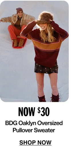 NOW $30 | BDG Oaklyn Oversized Crew Neck Pullover Sweater