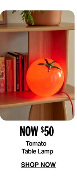 NOW $50 | Tomato Table Lamp