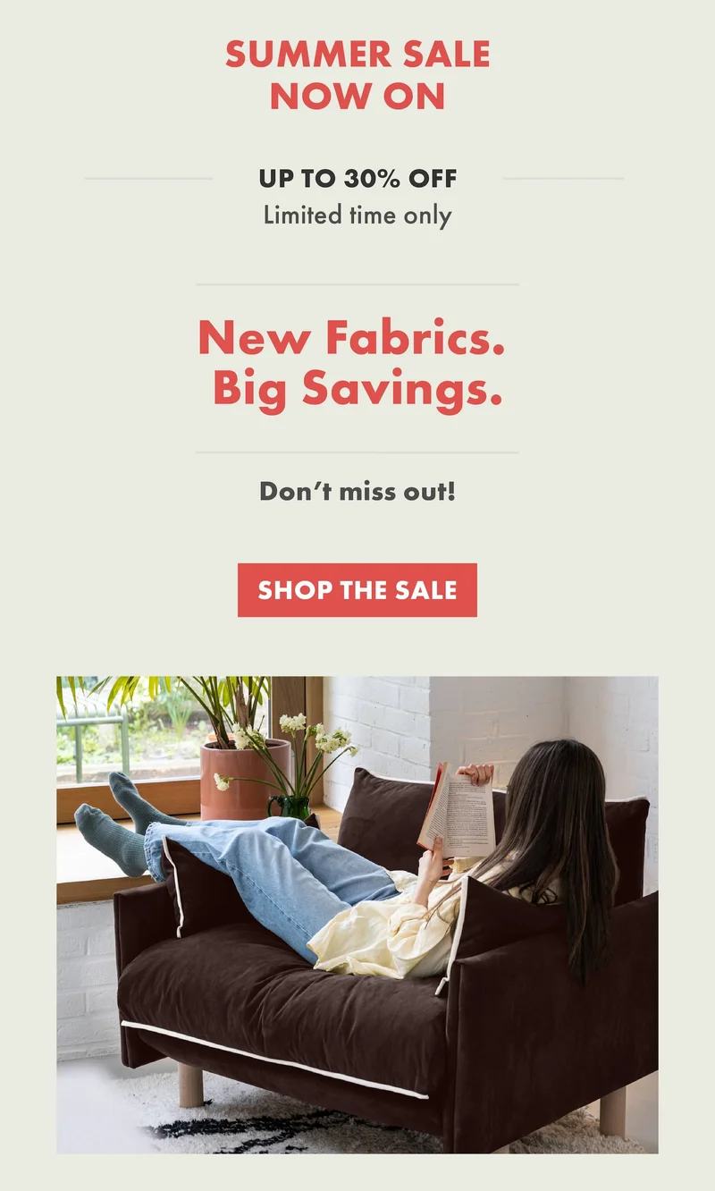 Summer sale is now on