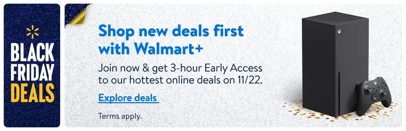 Shop new deals first with Walmart+