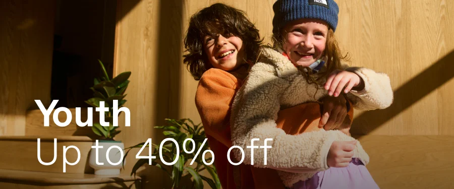 Up to 40% off the youth's collection