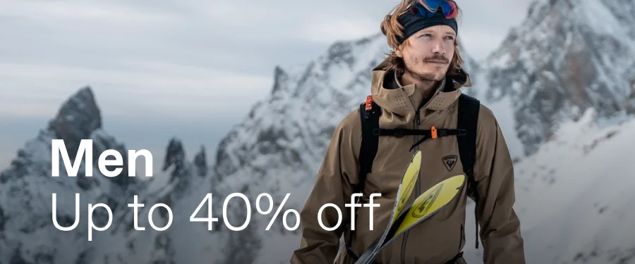 Up to 40% off the men's collection
