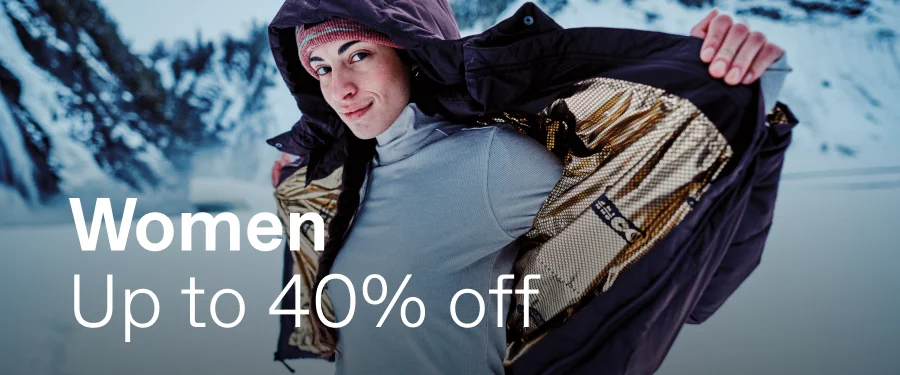 Up to 40% off the women's collection