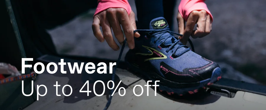 Up to 40% off footwear