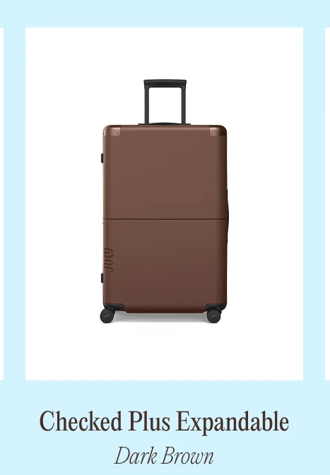 Checked Plus Expandable Dark Brown