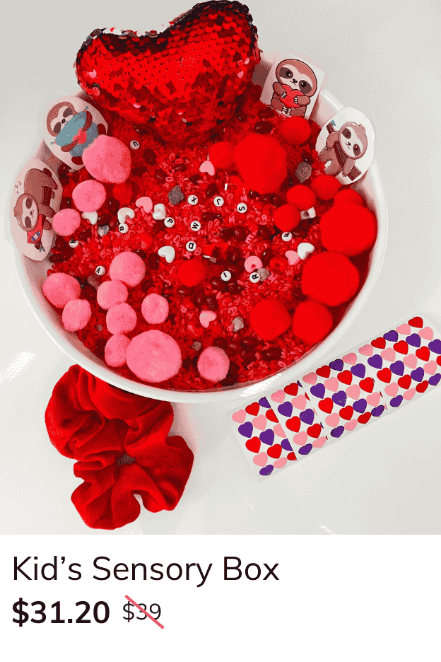 Valentine's Sensory Box
