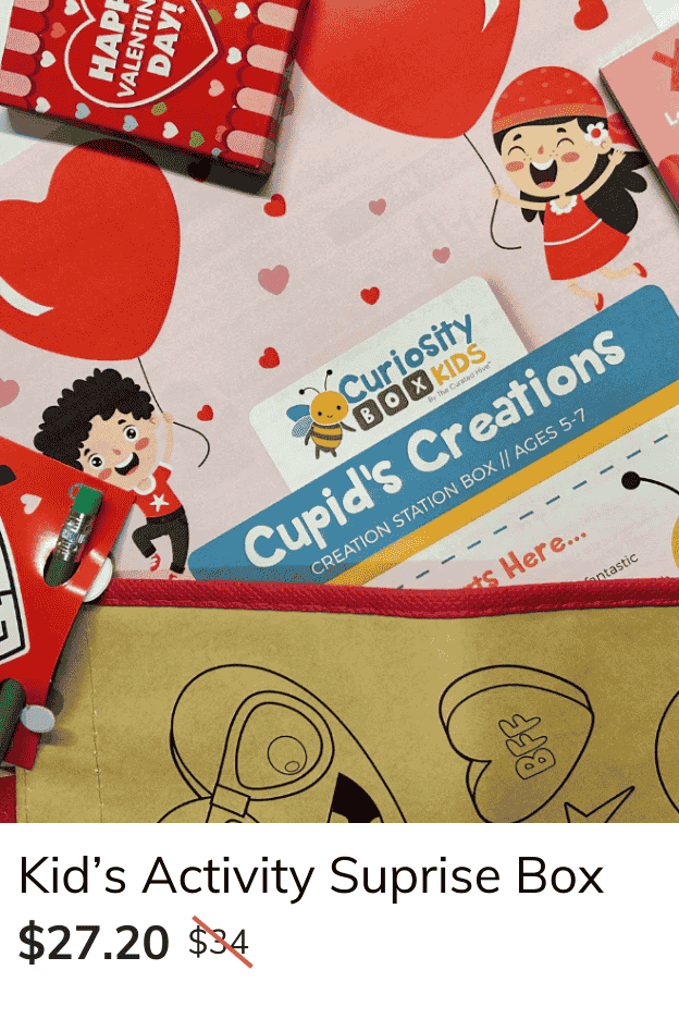 Valentine's Day Surprise Box for Ages 5-7