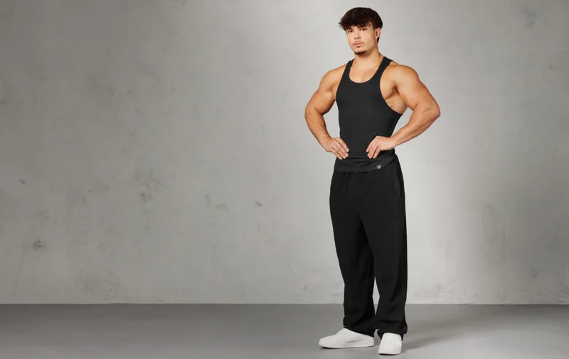 RIBBED TANK & CORD PANT