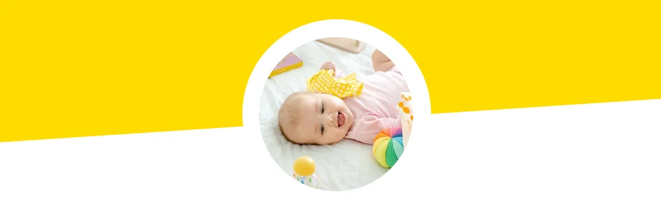 Baby playing