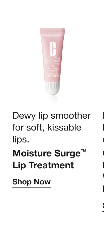 Dewy lip smoother for soft, kissable lips. | Moisture Surge™ Lip Treatment | Shop Now