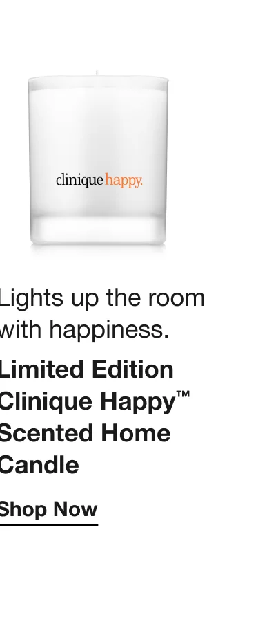 Lights up the room with happiness. Limited Edition Clinique Happy™ Scented Home Candle | Shop Now