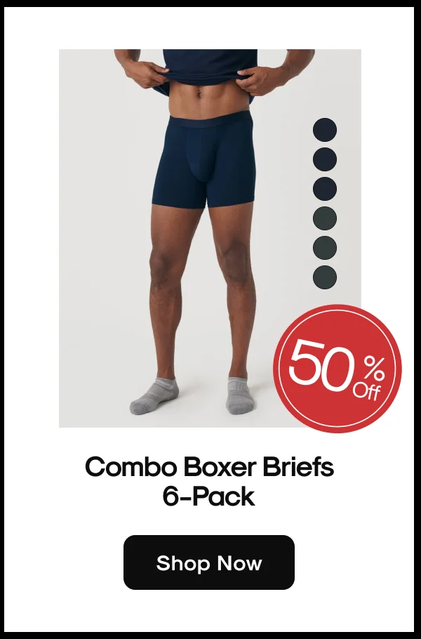 Combo Boxer Briefs 6-Pack