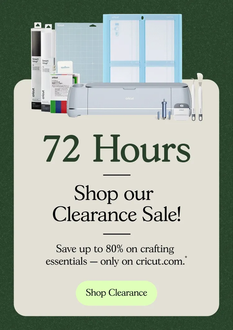 72 HR Clearance Sale.