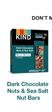 Dark Chocolate Nuts & Sea Salt Nut Bars