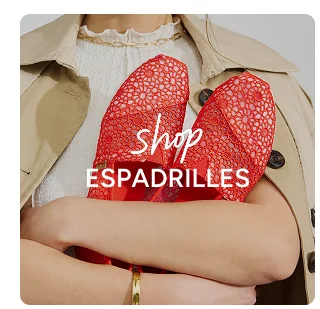 Shop Espadrilles - Button