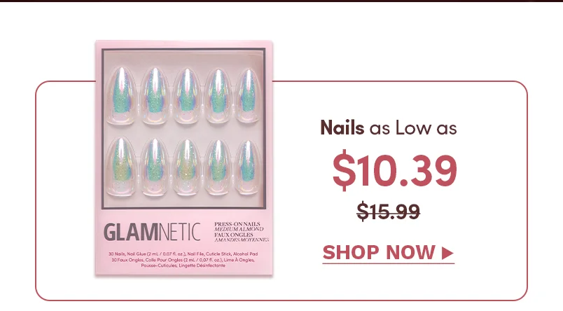 Shop as low as $10.39 nails with the code BLOWOUT