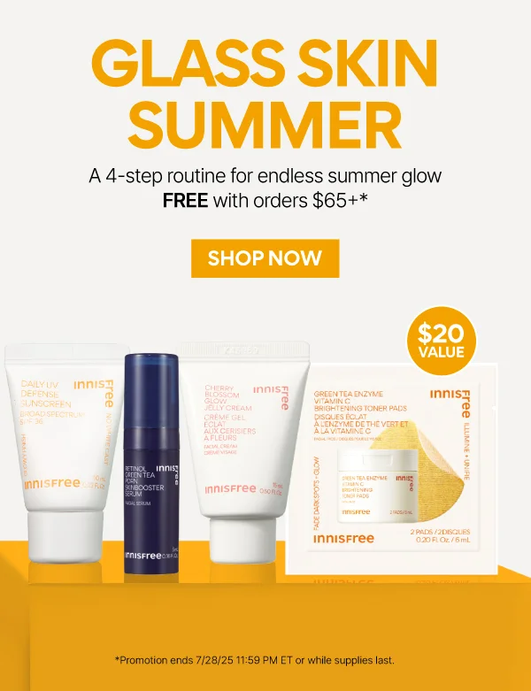FREE GLASS SKIN ROUTINE WITH ORDERS $65+