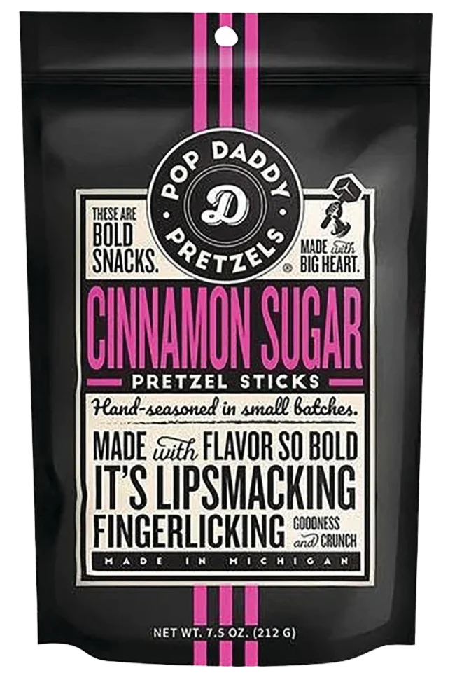 Image of Pop Daddy Snacks Cinnamon Sugar Pretzel Sticks