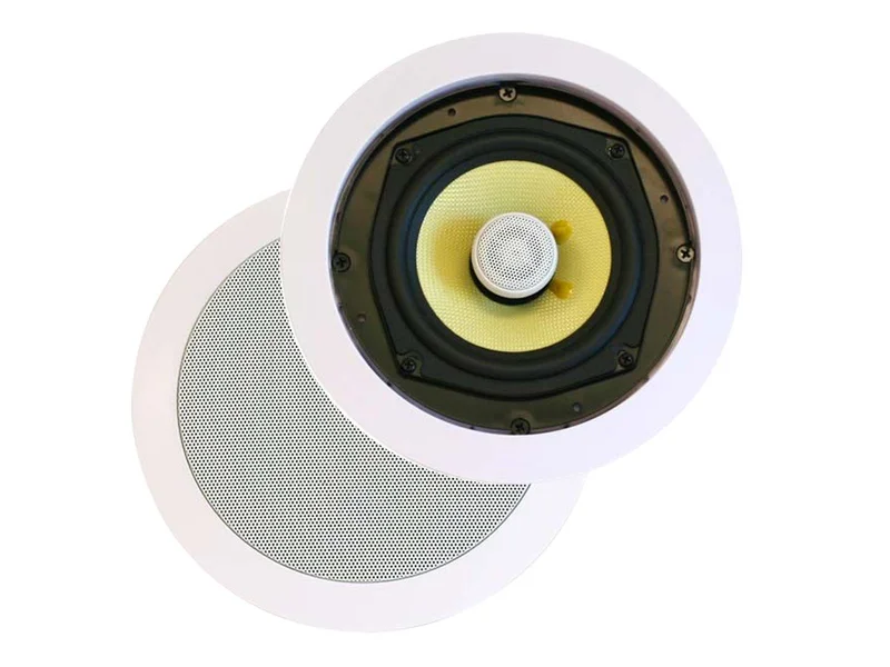 Caliber In-Ceiling Speakers, 8in Fiber 2-Way