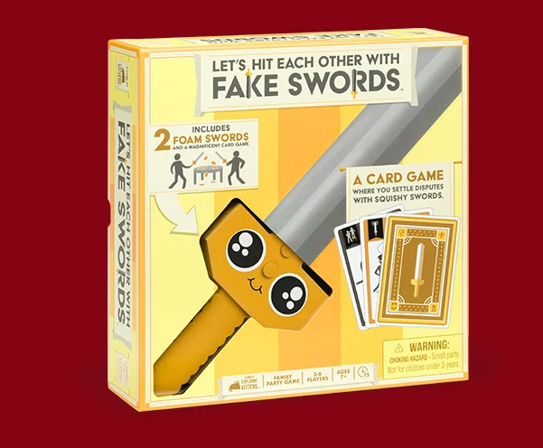 LET'S HIT EACH OTHER WITH FAKE SWORDS