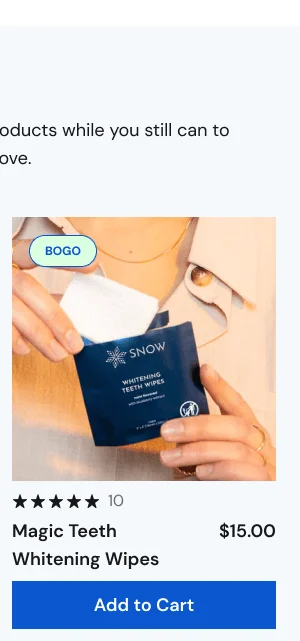Magic Teeth Whitening Wipes [ADD TO CART]