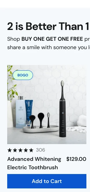 Advanced Whitening Electric Toothbrush [ADD TO CART]