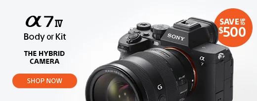 Alpha 7 IV Body or Kit The Hybrid Camera | Shop now | Save up to $500