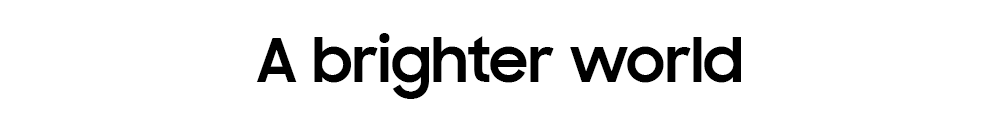 A brighter world
