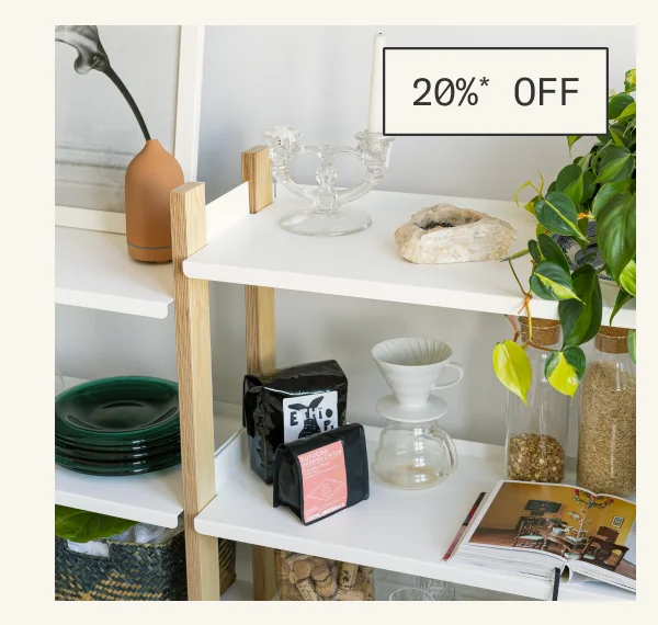 Save 20%* on The Shelving System