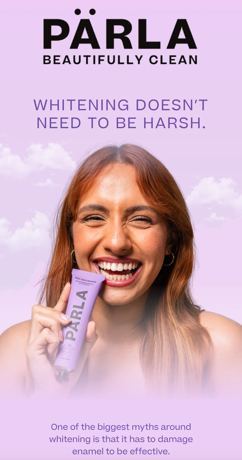 Whitening doesn't need to be harsh.