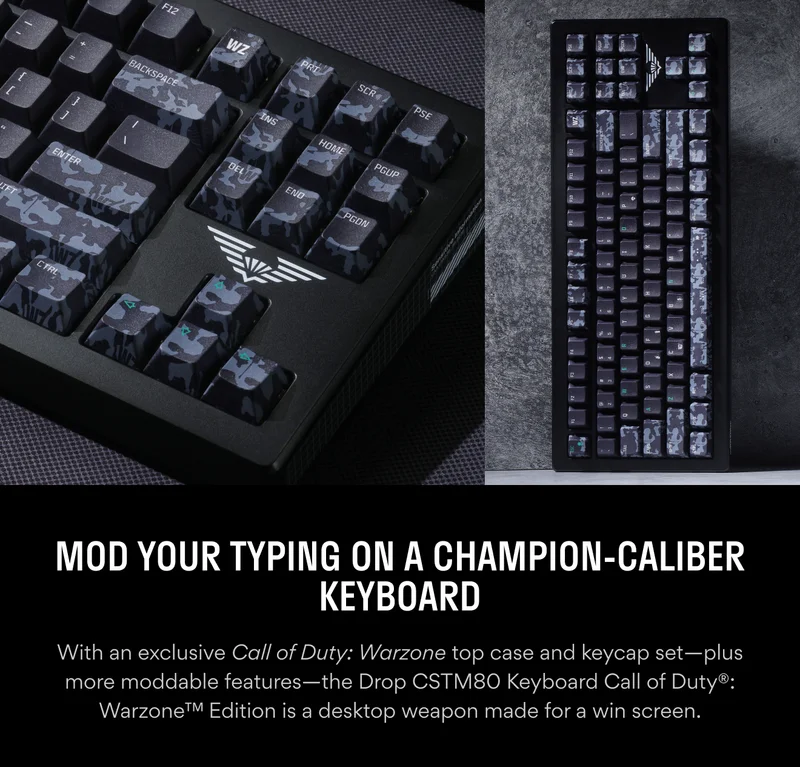 Drop CSTM80 Keyboard Call of Duty®: Warzone™ Edition Drop CSTM80 Keyboard Call of Duty®: Warzone™ Edition