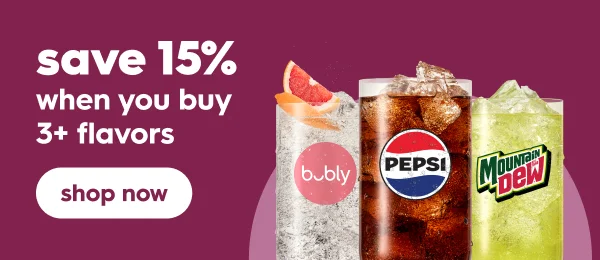 15% off 3+ flavors