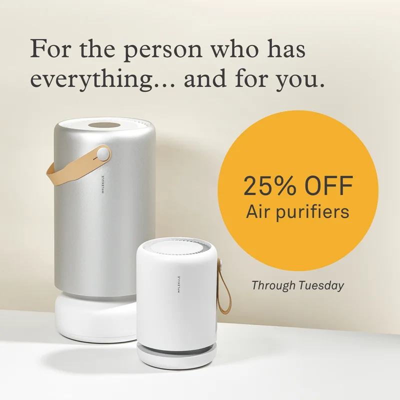 25% off air purifiers going on now