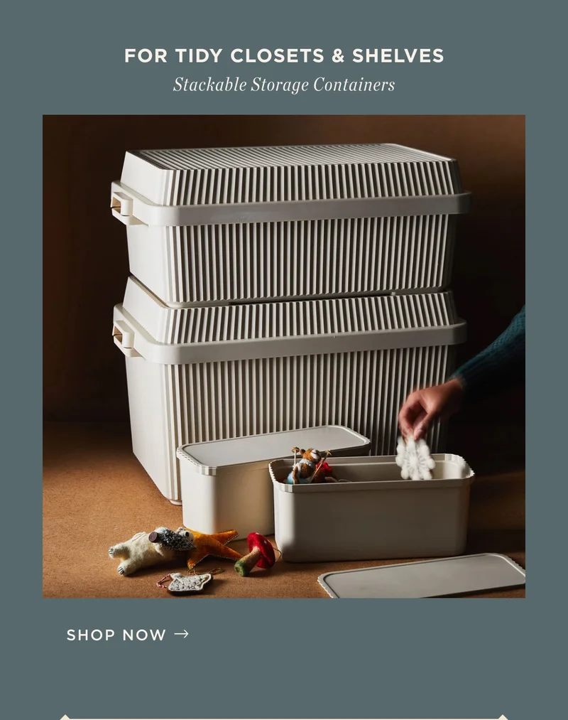 Stackable Storage Containers Stackable Storage Containers