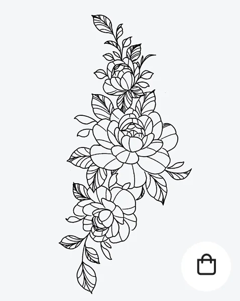 Flowing Peonies