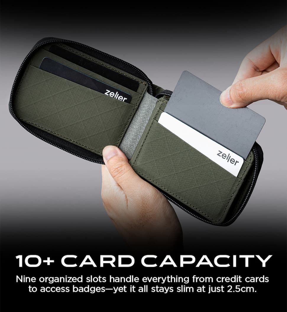 10+ Card capacity