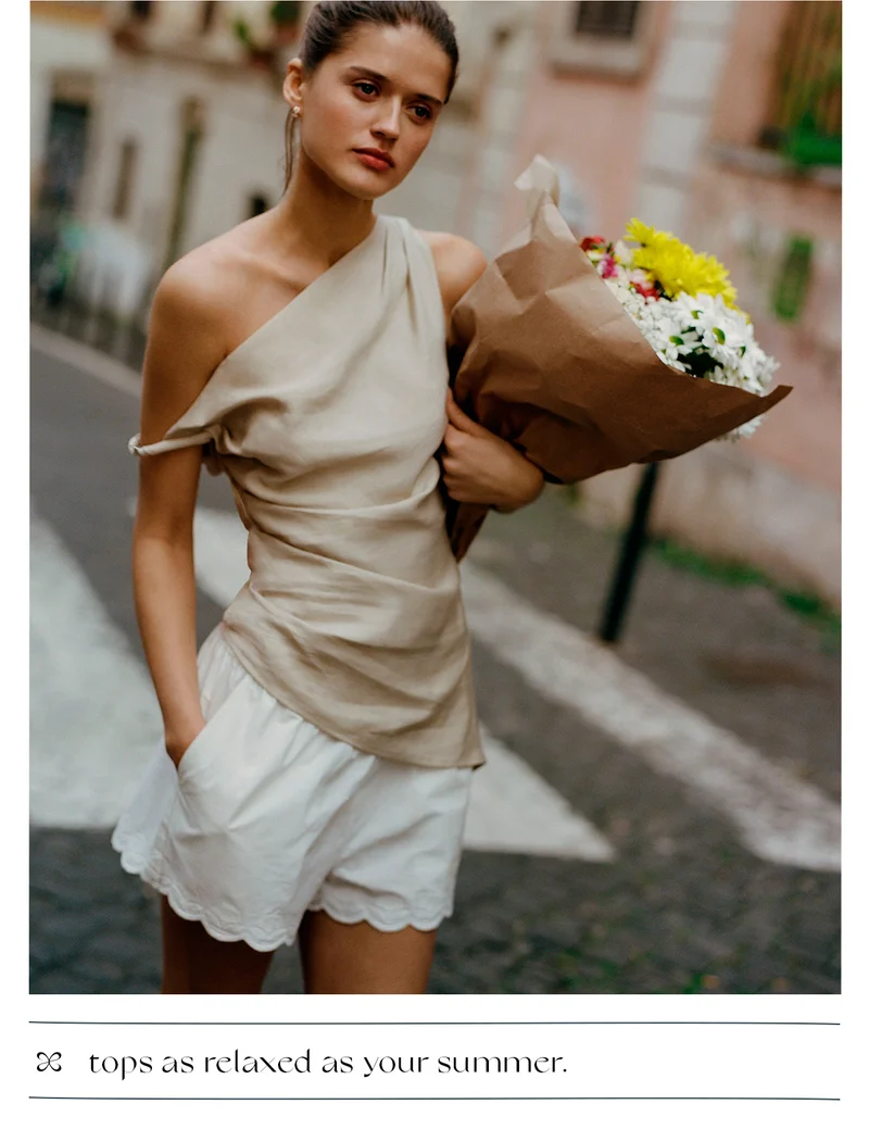 tops as relaxed as your summer.