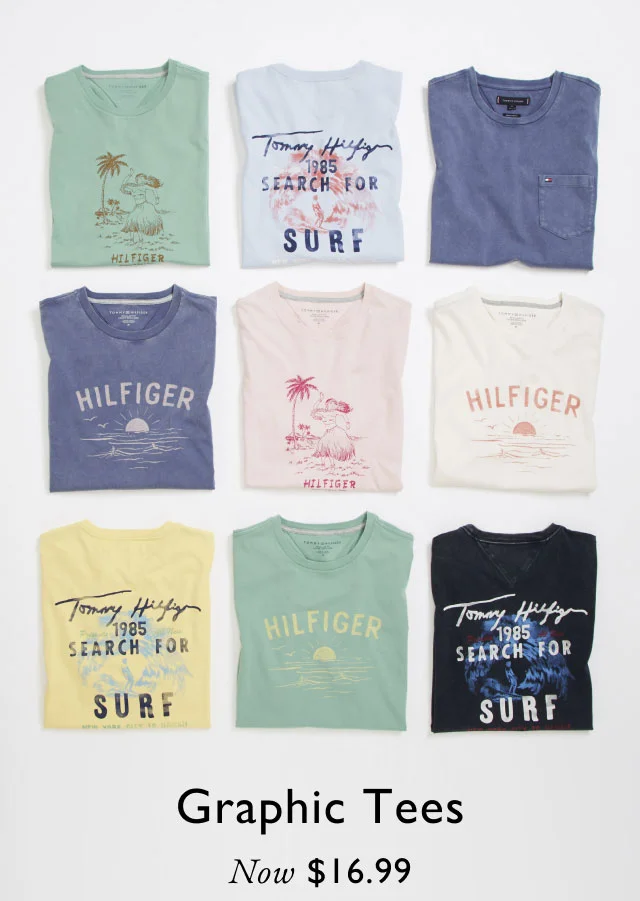 Graphic tees now $16.99
