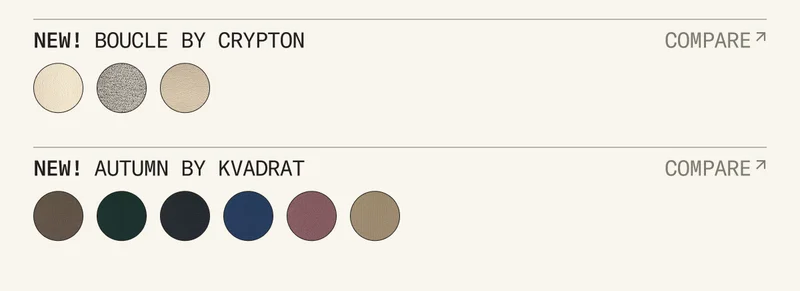 Compare Fabric Options