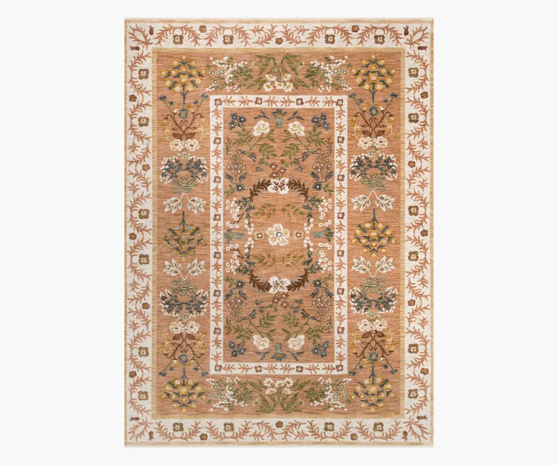 Image of Kismet Arabesque Power Loomed Rug - Camel