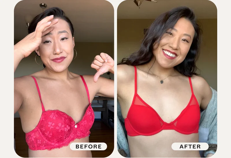Liz – before & after