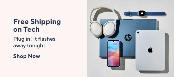 Free Shipping on Tech
