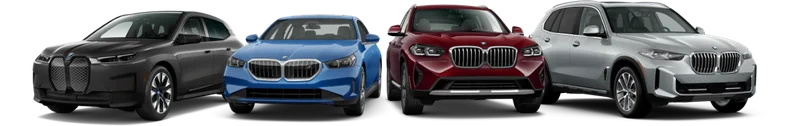 BMW iX, i5, X5, and X3.