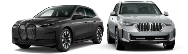 BMW iX and X3.